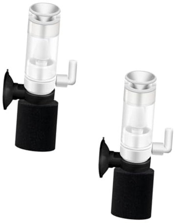 COSMEVIVI 2stücke Mini Aquarium Innenfilter Mit Sauerstoffpumpe Für Kleine Aquarien Leise Wasserfilter Und Reinigungsgerät Einfachen Entfernung Von Fischabfällen Und Verbesserung