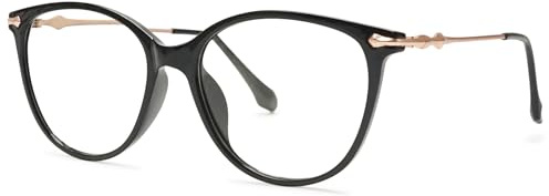 ALKAHE Katzenauge Große Lesebrille für Damen Herren Mode Unisex Hornbrille - Oval Anti Blaulicht Lesehilfe Leicht Sehhilfe Computer Brille mit Blaulichtfilter