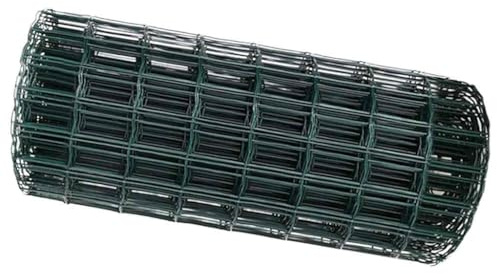 Solivagant Clôture Euro Vert 0,8 x 10 m Fer revêtu de PVC,(3.96 KG)