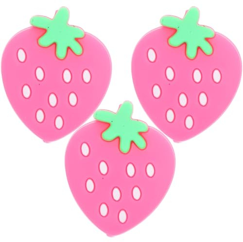 Housoutil Ammortizzatore Antivibrazioni per Racchetta da Tennis in Silicone, Set da 3 Piccoli Smorzatori a Forma di Fiore Rosa, Accessori Portatili per Migliorare Comfort e Controllo
