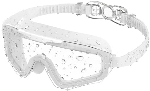 Seaflar Lunettes Natation Transparentes Adulte, AntibuéE UV Monture Large | Champ De Vision à 180°, éTanches, Ajustement 3d Natation PlongéE Homme Femme
