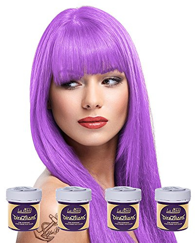 4 x La Riche Directions Semi-Permanent Hair Colour Dye Box Of Four-Lavender by La Riche