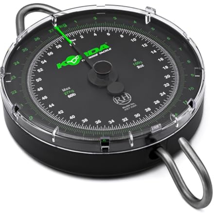 Korda Dial Scale 27kg 60lb - Angelwaage, Waage zum Karpfenangeln, Fischwaage