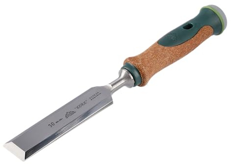 Stemmeisen mit rutschfestem Korkgriff aus nachhaltiger Herstellung, 30mm, Stubai Stechbeitel zur präzisen Holzbearbeitung, Spezial Stecheisen