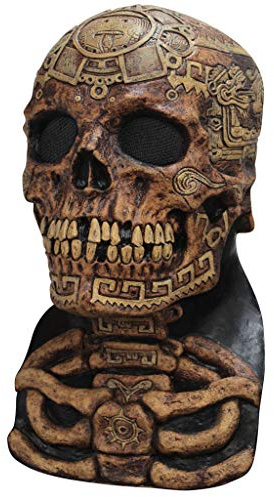 Masque squelette aztèque adulte - Marron - Taille Unique