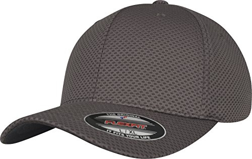 Flexfit (FLEYK) Kape Flexfit 3D Hexagon Jersey Cap, Darkgrey, S/M, 6584