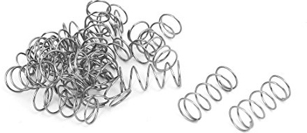 0.5mmx7mmx15mm 304 Stainless Steel Compression Springs 20pcs