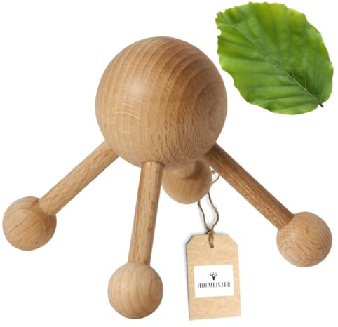 HOFMEISTER® Holz Massagegerät - Natürliche Entspannung und Wohlbefinden - Effektive Rücken- und Nackenmassage für Zuhause ðŸŒ¿ðŸ’†â€â™‚ï¸