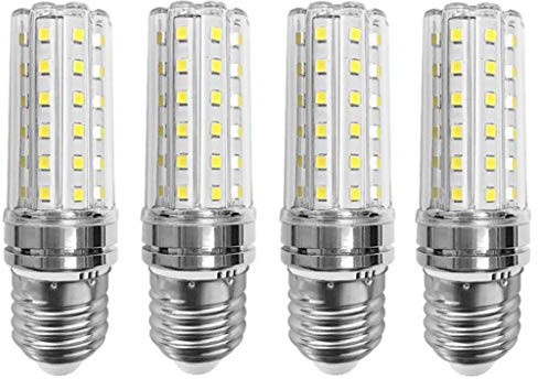 E27 Corn LED Bulbs 12W LED Candelabra Bulb 100W Equivalent,12W LED Candle Bulbs,E26/E27 Medium Socket Base,Non-Dimmable,Daylight White 6000K,4 Pack