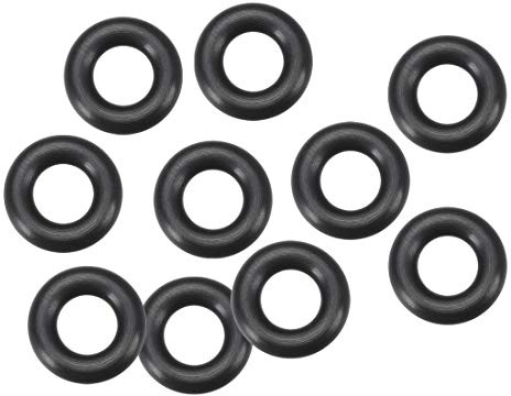 sourcing map 10Stk. Fluorkautschuk O-Ring Scheibe Dichtung schwarz 8 mm x 15 mm x 3,5 mm