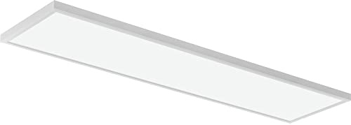 Lithonia Lighting CPANL 1x4 LED Flat Panel Light, 1 Ft. x 4 Ft. LED Light Panel, Ceiling Lighting Fixture, 4000 Lumens, 3500K/4000K/5000K Switchable CCT, Includes Direct Ceiling Mount Bracket, White