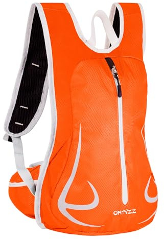 ONTYZZ Fahrradrucksack Damen Männer Kleiner Sportrucksack 15L Wanderrucksack Ultraleicht Rucksack Radfahren Laufen Wasserdicht Skirucksack