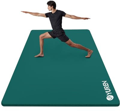 RYTMAT Yogamatte, dick, 15 mm, NBR 190 x 90 cm breit, Übungsmatte für Zuhause, Fitnessstudio, Yoga, Pilates, Cardio, Gymnastik, Training, mit Tragetasche