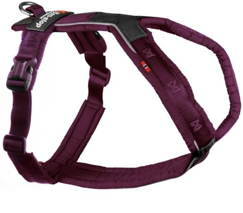 Non-stop dogwear Line Harness 5.0 |215| Führ und Alltagsgeschirr in Purple, Größe:G 6