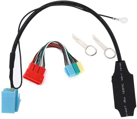 AUX Cable car Radio Adapter, 20pin/8pin car Radio Adapter Cable Connector car Radio Adapter Compatible Bluetooth 5.0 Suitable for 8L 8P