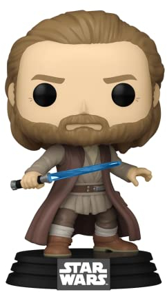 Funko Pop! Vinyl: Obi-Wan Kenobi Battle Pose - Jasper - Star Wars - Vinyl-Sammelfigur - Geschenkidee - Offizielle Handelswaren - Spielzeug Für Kinder und Erwachsene - TV Fans