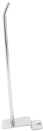 Akozon 25 st krokar hållare, 25 stycken 15 cm 6 tum lameller väggpanel krok display väggkrok hängande krok produkt bärare butik hylla i rostfritt stål för stormarknad