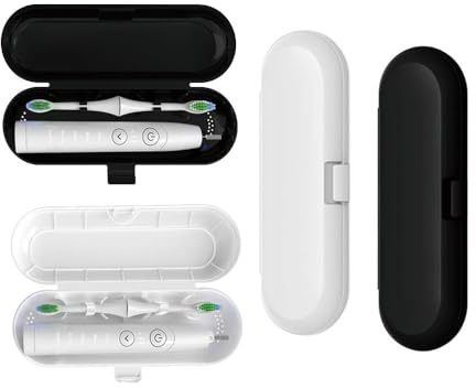Anicy 2 Stück Reiseetui Elektrische Zahnbürste - Zahnbürsten Etui, Reise Gadgets, Etui für Elektrische Zahnbürste Serie, Geeignet für Arbeits- und Geschäftsreisen