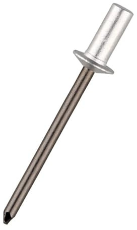 Aqxypas 30/50 pz Rivetti Ciechi in Alluminio A estremità Chiusa Sigillata A Tenuta Stagna 3.0 3.2 4.0 4.8mm Rivetti Impermeabili (Size : 50Pcs, Color : 4.0x6mm)