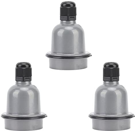 Portalámparas E27, 3 uds. Toma Estanca E27 para