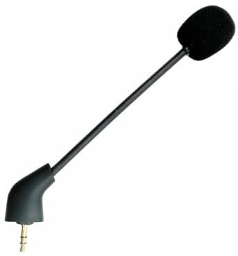 Xiciki Microphone de Rechange 3,5 mm Boom Compatible avec Kingston Micro HyperX Cloud 2 II/Cloud X/CloudX Core, Micro de Rechange pour Casque Audio Casque Gaming. ﻿