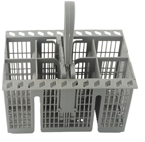 Emiif Panier à couverts de rechange pour lave-vaisselle Bauknecht pour INDESIT pour Hotpoint pour Ignis pour C00257140 386607 257140 484000008561 Poignée amovible