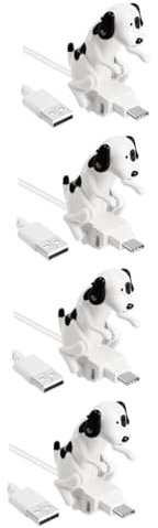 Housoutil 4pcs Type-c Charging Cable Coiled Fast Charging Usb Accessory Small Wires