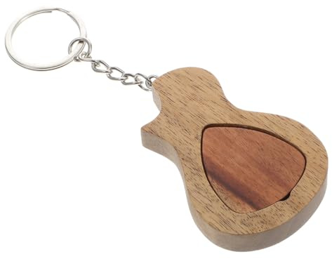 ibasenice Gitarren-pick-box Mit Schlüsselanhänger Für Gitarrenplektrum Aufbewahrungsbox Für Gitarrenplektrum Mit Behälter