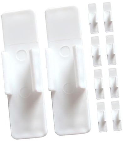 LOLIPPYY 10Pcs Self-adhesive Pen Fixing Buckles with Sponge Foam for Whiteboard Markers and Gel Pens for Desk and Classroom Organization