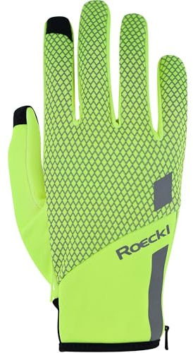 Roeckl Unisex Jarvis Handschuhe, Neongelb, 8,5