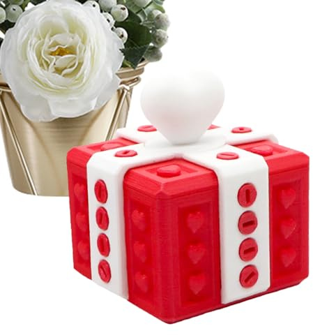 Schraubscherz, tragbares Partyzubehör | Weihnachts-Rätsel – für Valentinstag, Weihnachten, Geburtstag, Hochzeit, Kinder, Schulen, Mitarbeiter, Absolventen
