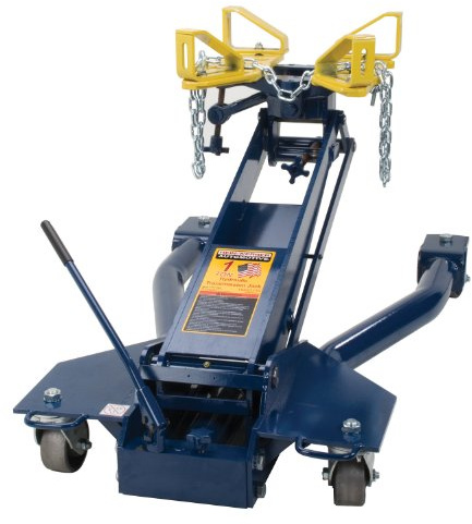 Floor Style Transmission Jack, 2000 Lb, Blue (HW93718)