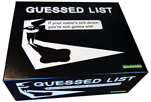 Wild Card Games GUESSED LIST QUIZ GAME - Fun General Knowledge Name Guessing Party Game for all the family from teenagers to adults