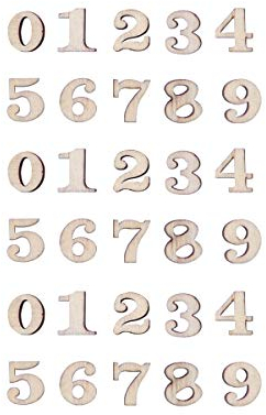 Healifty Figura in legno, taglio in legno, finitura fai da te, artigianato, scrapbooking, abbellimento, 100 pezzi, 15 mm