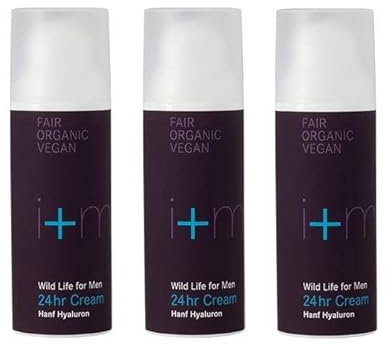 i+m Naturkosmetik Berlin Wild Life 24h Cream Hanf & Hyaluron 3x 50ml