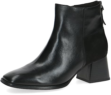 CAPRICE stövletter 9–25343–41 G-bredd, Svart kam, 37 EU
