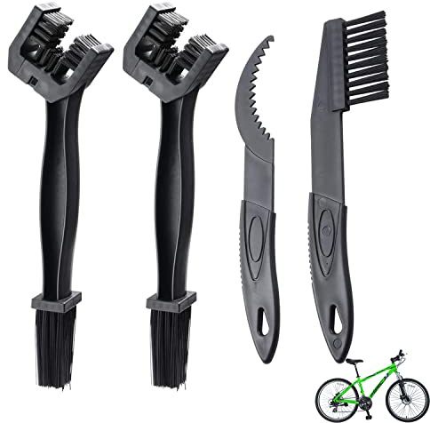 Outil de Nettoyage de Chaîne,Nettoyeur Chaine Velo,Nettoyant Chaine Moto,De Chaine De Vélo Kit Nettoyage Velo pour VTT,4 pcs