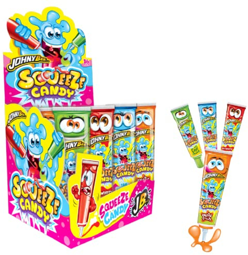 Caramella Liquida XXL Squeeze Candy JohnyBee Gel Dolce Gusto Frutta 12 x 120g