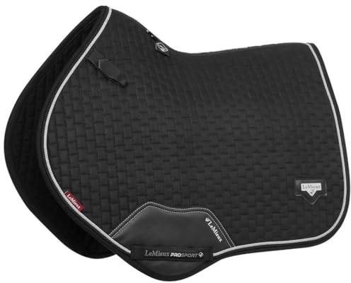 LeMieux Schabracke Puissance Suede Schwarz - Vielseitigkeit Full/WB - Schwarz