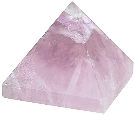 Qcwwy Lapislazuli-Kristall-Pyramiden-Briefbeschwerer, Exquisites Dekostück für Zuhause und Büro
