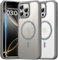 TAURI 3 in 1 Magnetic for iPhone 16 Pro Max Case, and 2X HD Screen Protector, [Not-Yellowing] [Compatible with MagSafe] Shockproof Phone Case for iPhone 16 Pro Max 6.9 Inch - Gray