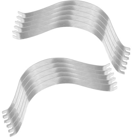 WHAMVOX 50pcs Picture Framing Tools Picture Frame Backing Spring Clips for Photos Artwork and Crafts Compact Design Easy to Use for Wall Displays