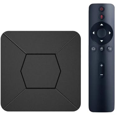 Yuattory Q5 Smart TV Box 2.4G/5G WiFi BT5.0 2G 8G 100M Android 10.0 TV Box Lecteur Multimédia Allwinner H313 4K HDR Prise UE