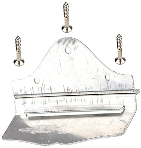 NULYLU Tailpiece Sturdy Metal Material 14 String Mandolin Metal Replacement Accessory in Silver, Improve Volume and Tone for Mandolin Enthusiasts and Lovers