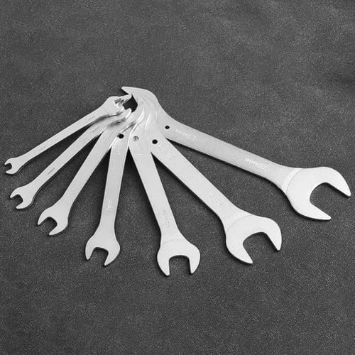Lioaeust Double Open End Spanner, 7Pcs Thin Open End Wrench Double Headed Metric Spanner of Keys Spanner Repair Tool for DIY