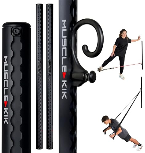 Aluminum Wall-Mounted Anchor Fitness System - Adjustable, Multi-Functional, Space Saving Home Gym Solution for Strength Training, Workout Goals | 100+ Exercises, Easy Installation, 300lbs Capacity