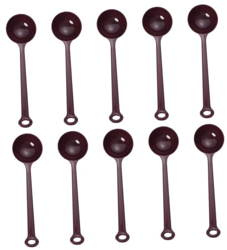 PRETYZOOM 10piezas Cuchara Medidora Para Polvo De Fruta Para Cocinar Unidades Mango