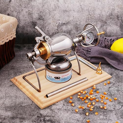 Popcornmaschine mit hoher Knallrate, Retro-Popcornmaschine, altmodischer Popcorn-Popper aus Edelstahl, Mini-Popcorntopf, Geschenke für die Weihnachtsdekoration