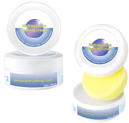 atnayo 3 Pcs Shoe Whitener for Trainers, Multi-functional Trainer Cleaner with Sponge Cleaner for Canvas Sneaker Leather