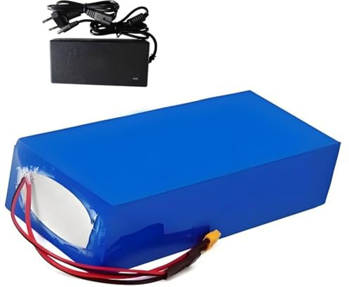 Batería De Iones De Litio Para Bicicleta Eléctrica De 72 V Y 30 Ah Con Cargador De 84 V Y 3 A, 20S4P, BMS Integrado Para Motores De 250 W, 300 W, 350 W, 500 W, 750 W Y 1000 W 72V 30AH,XT60